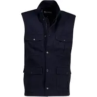 Barbour - Veste sans manches légère - Casual Corbridge Gilet Navy pour Homme en Coton - Taille L