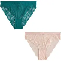 Next Slip crème / émeraude