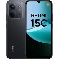 Xiaomi Redmi 15C 4G (6.9"- NFC - 128 Go, 4 Go RAM) Noir (128 Go, Noir, 6.90", 4G), Téléphone portable, Noir