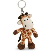 Nici Unisexe, Porte-clés, Schlüsselanhänger Giraffe GREEN, Beige, Marron