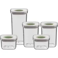 Berghoff Jeu de 5 récipients avec fermeture intelligente