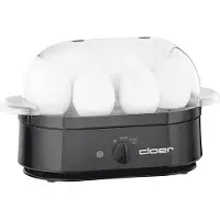 Cloer Cuiseur d'oeufs pour 6 oeufs - Cuiseur d'oeufs pour 6 oeufs 350W 6080 sw
