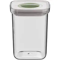 Berghoff Vorratsbehälter Leo Smart Seal 1 l, Transparent, Boîte de conservation, Transparent, Vert