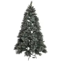 Sublime Market Connect Arbre de Noël - DKD Home Decor - Vert PVC Plastique - Chute de neige - 100 x 100 x 150 cm