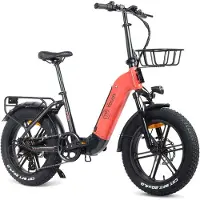 Youin Luxor Ll Folding Electric Bike Rouge,Noir