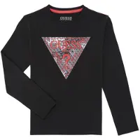 GUESS T-shirt enfant LS T-SHIRT garcons - Noir - 16 ans