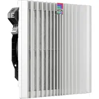 Rittal Ventilateur à filtre RITT, Armoire serveur : accessoires, Blanc, Gris