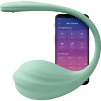 Satisfyer Smooth Petal - œuf vibrant portable contrôlé par application (vert)