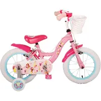 Volare Vélo enfant Disney Princess, 14 pouces, sans frein à rétropédalage