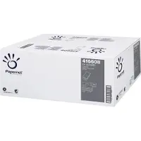 Papernet Essuie-mains en papier plié en V, 421576, 1 épaisseur, Essuie-tout, Beige