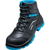 Uvex 9556244 2 xenova Bottes à lacets S3, noir/bleu, taille 44