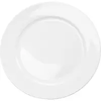 Esmeyer Assiette à dessert "Heike", set de 6, blanche, lavable au lave-vaisselle, micro-ondes, design, Assiettes, Blanc