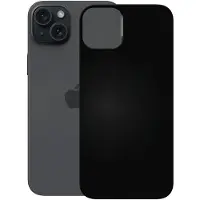 Pedea Étui souple en TPU (Apple iPhone 15 Plus), Coque pour téléphone portable, Noir