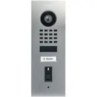 DoorBird IP portier vidéo D1101FV Fingerpr. Edels. V2A