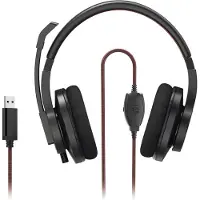 Hama Casque Micro - - HS-USB400 V2 - Stéréo - Filaire - Noir