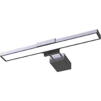 Unilux Lampe à pince à LED rechargeable TRAVELIGHT noire