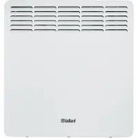 Vaillant eloMENT VER 250/5 Convecteur mural pour env. 25 m2 (blanc), 230V, 2,5 kW de puissance de chauffage, Radiateur, Blanc