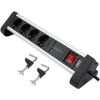 Olympia 41224 IOIO 4-fach Steckdosenleiste mit 2x USB "SL 2425 U"