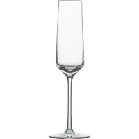 Schott zwiesel Verre à champagne Pure (lot de 6) Flûtes à champagne avec point effervescent Verres en cristal Tritan lavables au lave-vaisselle Fab