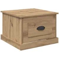 vidaXL Table basse en chêne Artisan 50 x 50 x 35 cm Bois composite