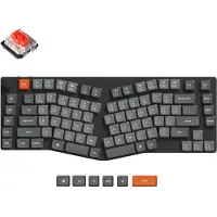 Keychron K15 Max Led Red Switch Wireless Low Profile Keyboard (Black) [K15M-A1].