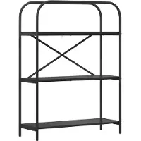 vidaXL Étagère Chêne noir 80 x 30 x 109 cm Bois d'ingénierie