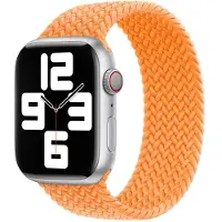 Apple Solo Strap tressé pour l'Watch | 38/40/41/42 mm - Taille 7 - Orange vif