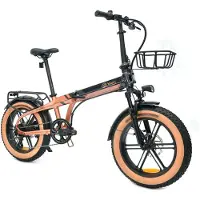 Youin Dallas Folding Electric Bike Orange