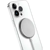 Crong Aluminium inductive charger silver