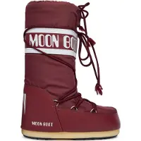 Moon Boot Bottes d'Hiver - Icône Nylon - Burgundy - - 39/41 - Bottes d'Hiver