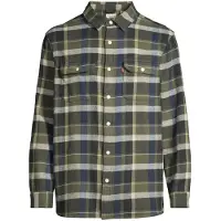Levi's Jackson Worker Long Sleeve Shirt Vert M Homme