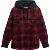 Superdry Veste mi-saison bleu marine / rouge