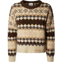 Pepe Jeans Pull-over 'Celestine' beige / turquoise / chocolat / cappuccino