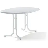 Sieger Tables pliantes Boulevard en tube d'acier/Mecalit Pro