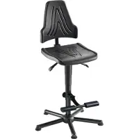 MeyChair chair Chaise de travail pivotante W19-25-H-PU-AH2 noir similicuir (59 - 84 cm)