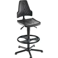 MeyChair chair Chaise de travail pivotante W19-25-H-PU-FR3 noir (59 - 84 cm)