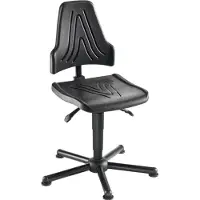 MeyChair chair Chaise de travail pivotante W19-25-TG-PU noir (49 - 63 cm)