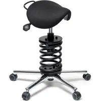 MeyChair chair Tabouret de selle A34-TRG-ST2 04200 noir (60 - 67 cm)