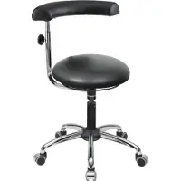 MeyChair Tabouret de travail avec dossier banane (37 - 45 cm)