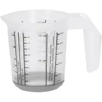 Keeeper Broc Gradué "Massimo", 0,5 Litre Blanc/Nordic-Grey
