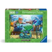 Ravensburger Puzzle 1000 elementów Minecraft Mosaic z technologi Softclick