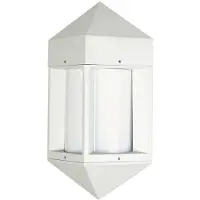 Albert Lampe d'extérieur Triangle 31 cm - blanc