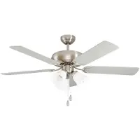 Eglo Ventilateur de plafond, Ventilateur, Blanc, Argent
