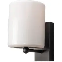 Konstsmide Applique Portici noir avec fenêtre blanche