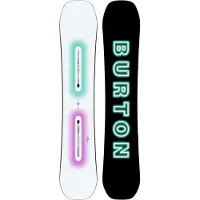 Burton - Snowboard all mountain - Custom Glow 2026 pour Homme - Taille 162 cm - Blanc