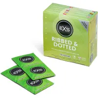 EXS Condoms Nervuré & Perlée - préservatifs nervurés et perlés (48 pcs)