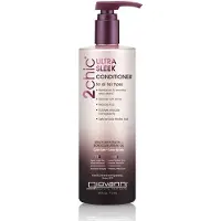 Hairlabs , 2chic, Après-shampoing Ultra Lisse, Pour Tous Types de Cheveux, Kératine Brésilienne + Huile d'Argan Marocaine, 24 fl oz (710 ml)