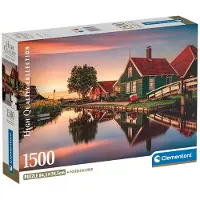 Clementoni Puzzle CLE 1500 Compact Zaanse Schans 31734