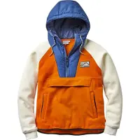 Passenger - Polaire recyclée à col zippé - Alexander Recycled Polar Hooded Fleece W Sunrise Orange pour Femme - Taille XS