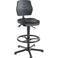 MeyChair chair Chaise de travail pivotante W15-25-H-PU-FR7 noir similicuir (61 - 86 cm)